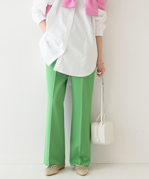 SLOBE IENA(スローブイエナ)の「カラーストレートパンツ◆(スラックス・レディース・グリーン/ネイビー/ピンク・34/36/38)」の22枚目の写真