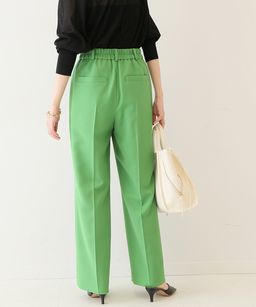 SLOBE IENA(スローブイエナ)の「カラーストレートパンツ◆(スラックス・レディース・グリーン/ネイビー/ピンク・34/36/38)」の13枚目の写真