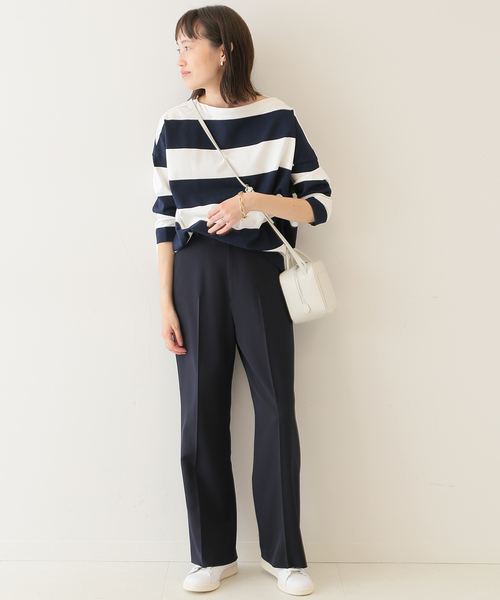 SLOBE IENA(スローブイエナ)の「カラーストレートパンツ◆(スラックス・レディース・グリーン/ネイビー/ピンク・34/36/38)」の10枚目の写真