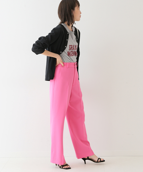 IENA イエナ【完売品】ライトツイードパンツ 38 ピンク IENA / イエナ ライトサテンリボンパンツ｜Yahoo!フリマ（旧