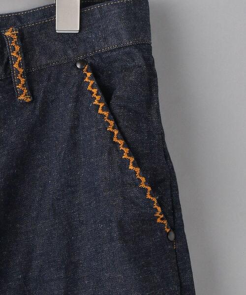 Needles（ニードルス）の「＜NEEDLES（ニードルズ）＞ P&M EMB PT/デニムパンツ□□（デニムパンツ・メンズ・ネイビー・M/S）」の5枚目の写真