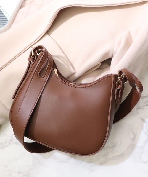 florist（フローリスト）の「【2WAY/3WAY】PUレザーホーボーバッグ