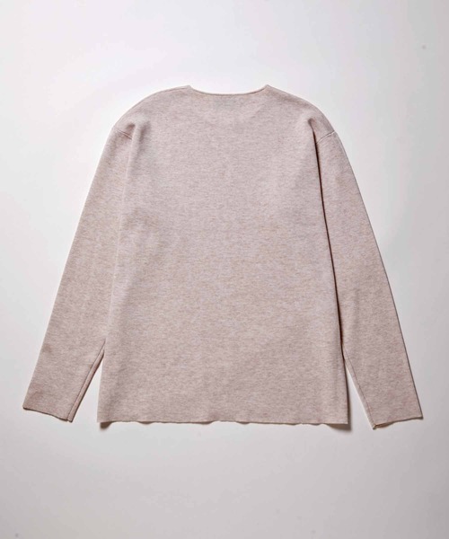 ADAM ET ROPE'（アダムエロペ）の「ミラノリブ クルーネックニット プルオーバー（ニット/セーター・メンズ・ブルー系その他5/ピンク系その他2/ホワイト系その他2・M/L/S）」の7枚目の写真