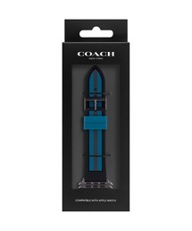 HMS WatchStore（エイチエムエスウォッチストア）の「「COACH/コーチ」 Apple Watch / アップルウォッチ用替えベルト 42mm/44mm シリコン バー シティ ストライプ（デジタル腕時計・メンズ）」