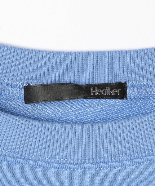 Heather（ヘザー）の「ショート丈スウェット　272275（スウェット・レディース・チャコールグレー/ライトグレー/ブルー・FREE）」の21枚目の写真