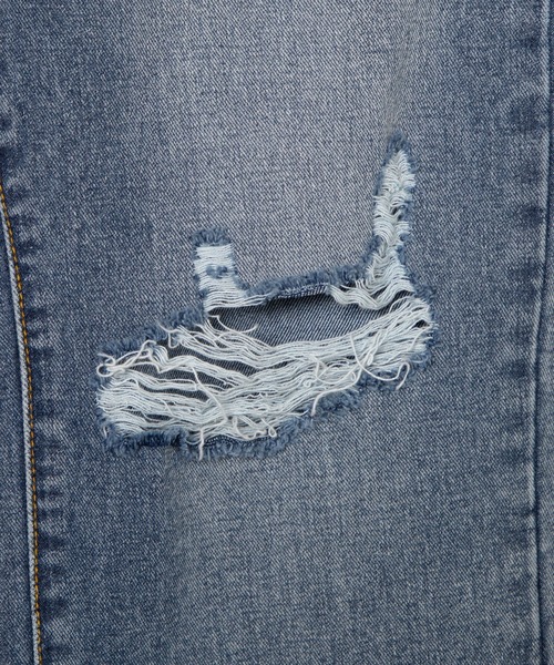 EXIEEE（イグジー）の「ダメージデニムパンツ（デニムパンツ・レディース・ブラック/ブルー・X-LARGE/SMALL/MEDIUM/LARGE）」の13枚目の写真