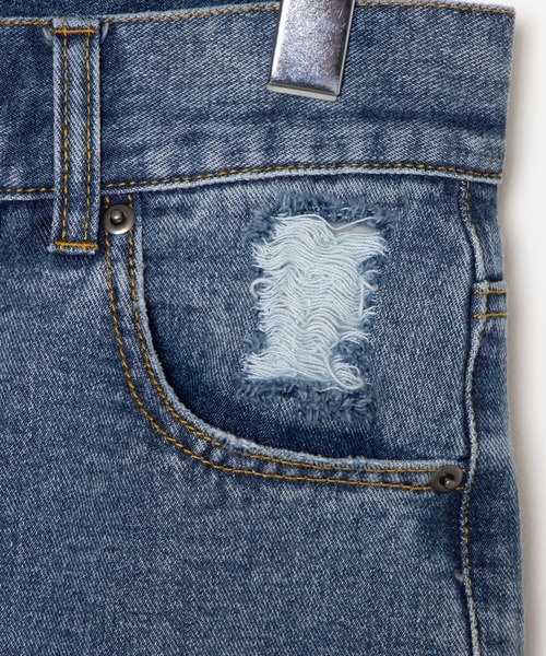 EXIEEE（イグジー）の「ダメージデニムパンツ（デニムパンツ・レディース・ブラック/ブルー・X-LARGE/SMALL/MEDIUM/LARGE）」の18枚目の写真