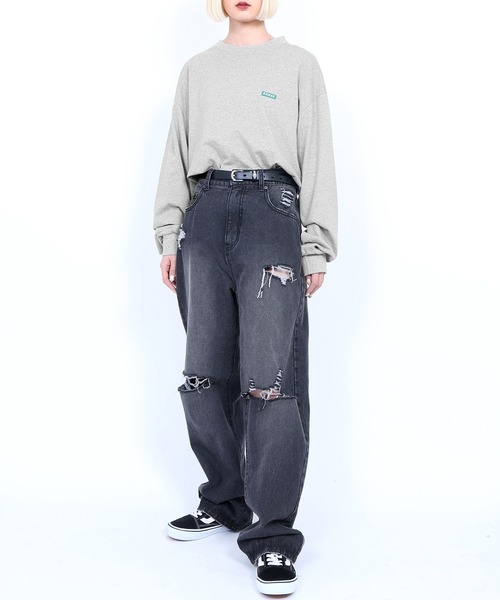 d.i.a.ジーンズ 激レア】 d.i.a. スキニー ダメージジーンズ 26インチ