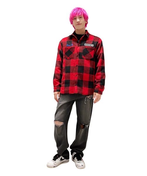 EXIEEE（イグジー）の「ダメージデニムパンツ（デニムパンツ・レディース・ブラック/ブルー・X-LARGE/SMALL/MEDIUM/LARGE）」の21枚目の写真