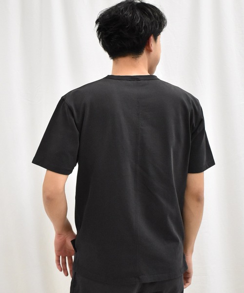 SPENDY'S Store（スペンディーズストア）の「<Champion/チャンピオン>胸ポケットTシャツ（Tシャツ/カットソー・メンズ・スミクロ/キャメル/カーキ・M/L/XL）」の11枚目の写真