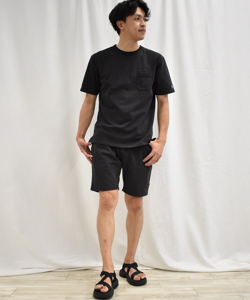 SPENDY'S Store（スペンディーズストア）の「<Champion/チャンピオン>胸ポケットTシャツ（Tシャツ/カットソー・メンズ・スミクロ/キャメル/カーキ・M/L/XL）」の12枚目の写真