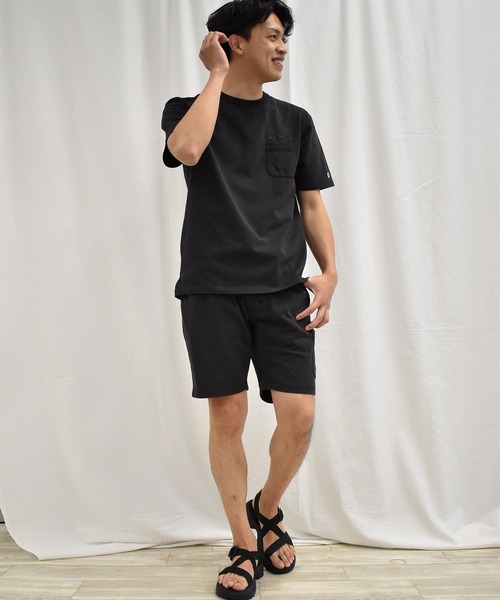 SPENDY'S Store（スペンディーズストア）の「<Champion/チャンピオン>胸ポケットTシャツ（Tシャツ/カットソー・メンズ・スミクロ/キャメル/カーキ・M/L/XL）」の13枚目の写真