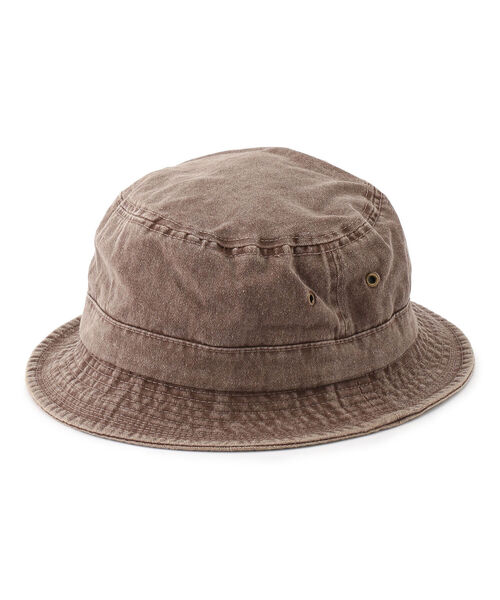 BEAVER（ビーバー）の「MEGA CAP/メガキャップ　Pigment Dyed Twill Washed Bucket Hat　ハット（ハット・メンズ・ブラック/ベージュ/オリーブ/イエロー/その他・LARGE）」の5枚目の写真