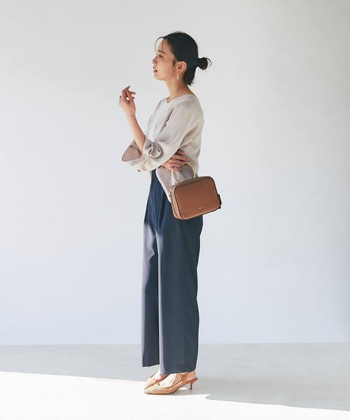 RIVE DROITE（リヴドロワ）の「タックパーツブラウス（シャツ/ブラウス・レディース・アイボリー/ベージュ/ミント・38/36）」の20枚目の写真