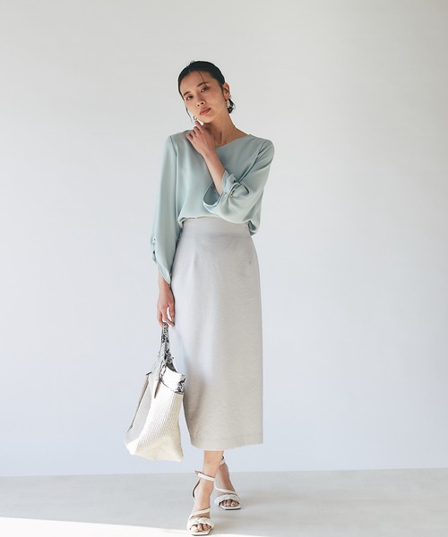 RIVE DROITE（リヴドロワ）の「タックパーツブラウス（シャツ/ブラウス・レディース・アイボリー/ベージュ/ミント・38/36）」の22枚目の写真