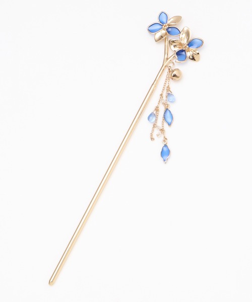 カヤ（カヤ）の「【カヤ】花冥利かんざし（その他ヘアアクセサリー・レディース・イエロー/ブルー/桜・FREE）」の2枚目の写真