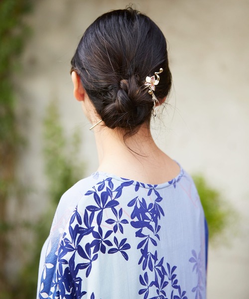 カヤ（カヤ）の「【カヤ】花冥利かんざし（その他ヘアアクセサリー・レディース・イエロー/ブルー/桜・FREE）」の11枚目の写真