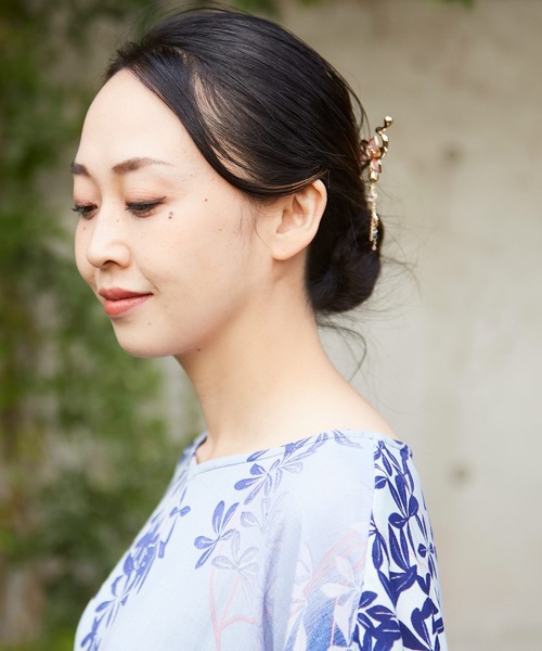 カヤ（カヤ）の「【カヤ】花冥利かんざし（その他ヘアアクセサリー・レディース・イエロー/ブルー/桜・FREE）」の12枚目の写真