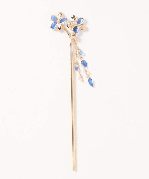 カヤ（カヤ）の「【カヤ】花冥利かんざし（その他ヘアアクセサリー・レディース・イエロー/ブルー/桜・FREE）」の4枚目の写真