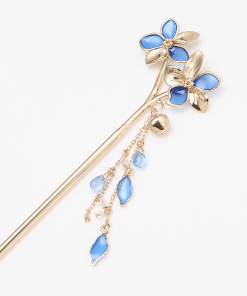 カヤ（カヤ）の「【カヤ】花冥利かんざし（その他ヘアアクセサリー・レディース・イエロー/ブルー/桜・FREE）」の5枚目の写真