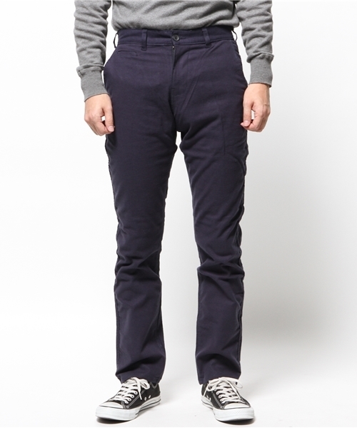 OUTLET（アウトレット）の「【CIAOPANIC TYPY】起毛カルゼストレッチトラウザー（その他パンツ・メンズ・ブルー/ネイビー/チャコールグレー/ベージュ・MEDIUM/LARGE/SMALL）」の7枚目の写真