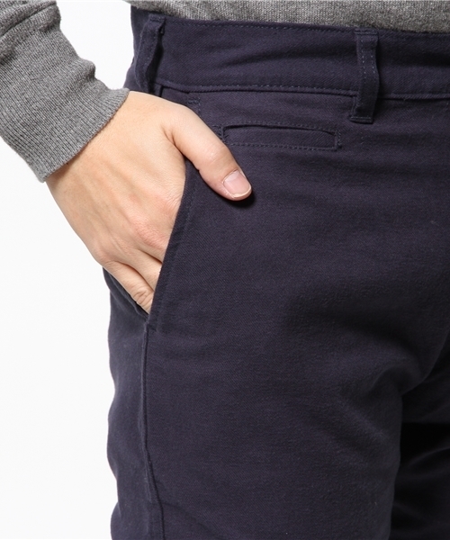 OUTLET（アウトレット）の「【CIAOPANIC TYPY】起毛カルゼストレッチトラウザー（その他パンツ・メンズ・ブルー/ネイビー/チャコールグレー/ベージュ・MEDIUM/LARGE/SMALL）」の10枚目の写真