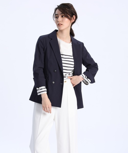 INED（イネド）の「スマッシュリネン ダブルブレストジャケット