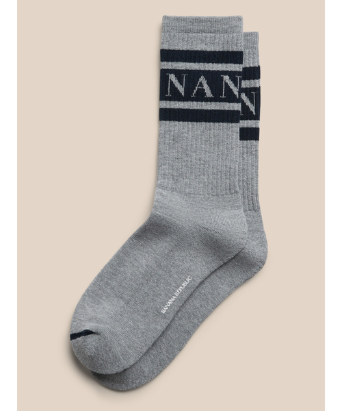Banana Republic（バナナリパブリック）の「クールマックス(R) ロゴ クルーソックス（ソックス/靴下・メンズ・ホワイト/ブラック/ネイビー/グレー/イエロー/ブルー/カーキ/オレンジ・ONE SIZE）」の3枚目の写真