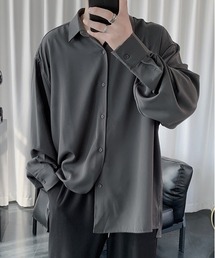 NEW GENTLEMAN | トロミ オーバーサイズシャツ(シャツ/ブラウス)