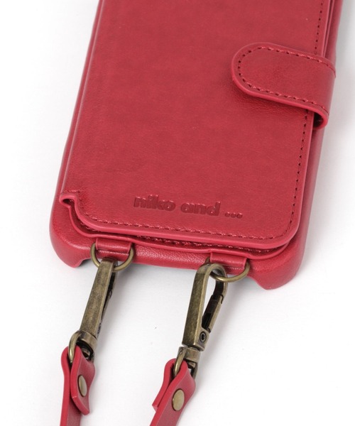niko and...（ニコアンド）の「オリジナルベルト付きiPhoneケース(iPhone12)（スマホケース/カバー・レディース・ブラック/ブラウン/その他1/レッド/ベージュ/その他2・0）」の13枚目の写真
