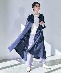 HANNE | テロンチコート(ノーカラーコート)