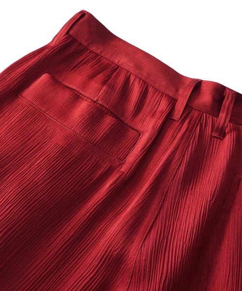 SHAREEF（シャリーフ）の「SATIN CREPE WIDE PANTS（その他パンツ