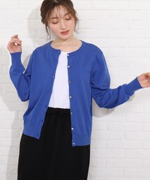 SHOO・LA・RUE | クリアコットンクルーカーディガン(カーディガン/ボレロ)