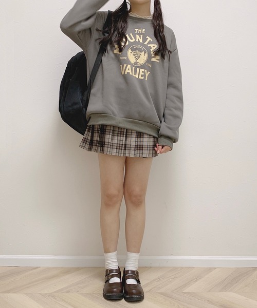 Cham.(チャム)の「カレッジロゴスウェット(スウェット・レディース・グレー/オフホワイト・F)」の9枚目の写真
