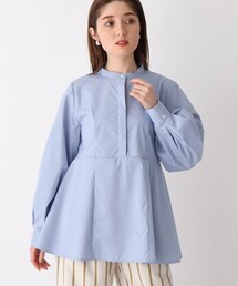 ◆【SHIRT OPAQUE．CLIP】ペプラムキリカエブラウス