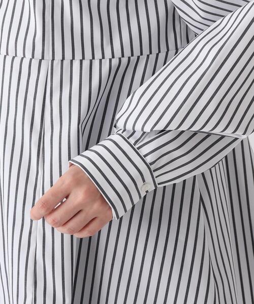 OPAQUE.CLIP（オペークドットクリップ）の「◆【SHIRT OPAQUE．CLIP】ペプラムキリカエブラウス（シャツ/ブラウス・レディース・グリーン系その他4/ライトブルー/ホワイト系/ブラック系2・38/42/40）」の9枚目の写真