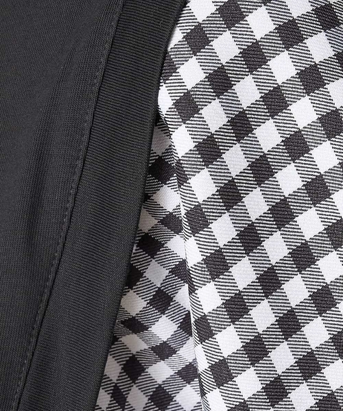 A de a.v.v(アードアー・ヴェ・ヴェ)の「袖チェックドッキングカットソー(Tシャツ/カットソー・レディース・ブラック・38/36)」の10枚目の写真
