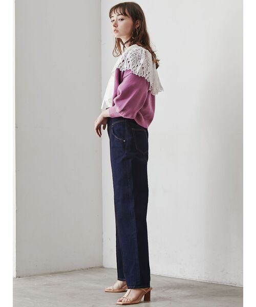 LAGUNAMOON（ラグナムーン）の「ウッドヒールメッシュサンダル（サンダル・レディース・グリーン/ベージュ・SMALL/MEDIUM）」の8枚目の写真