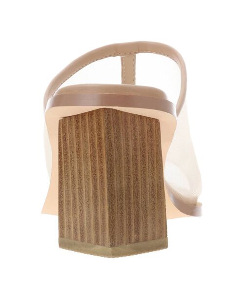 LAGUNAMOON（ラグナムーン）の「ウッドヒールメッシュサンダル（サンダル・レディース・グリーン/ベージュ・SMALL/MEDIUM）」の12枚目の写真