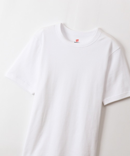 HANES（ヘインズ）の「【Hanes/ヘインズ】メンズ ビーフィー リブTシャツ（Tシャツ/カットソー・メンズ・ホワイト/ブラック/ネイビー/ヘザーグレー・SMALL/MEDIUM/LARGE/X-LARGE）」の15枚目の写真