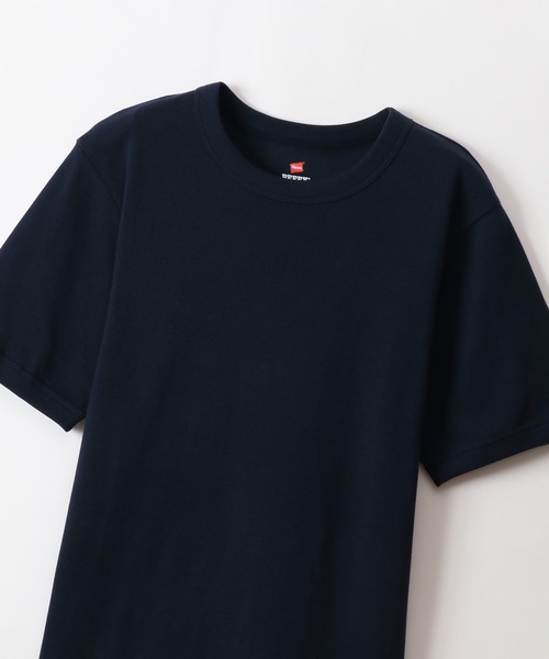 HANES（ヘインズ）の「【Hanes/ヘインズ】メンズ ビーフィー リブTシャツ（Tシャツ/カットソー・メンズ・ホワイト/ブラック/ネイビー/ヘザーグレー・SMALL/MEDIUM/LARGE/X-LARGE）」の11枚目の写真