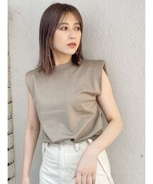 MURUA | オーバーショルダーニットタンク(タンクトップ)