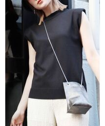 オーバーショルダーニットタンク