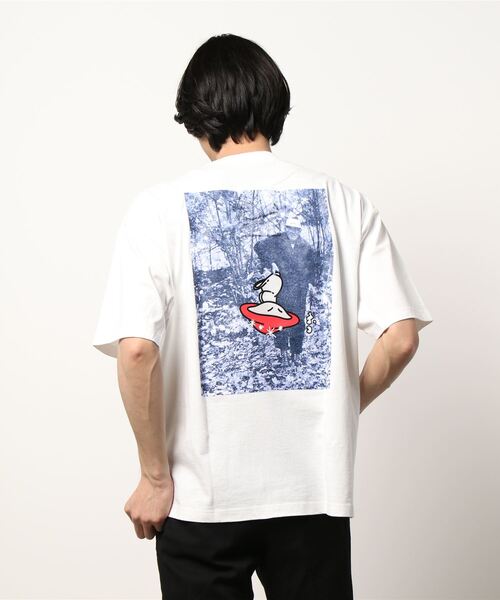 Dunno（ドノウ）の「【DUNNO/ダノウ】Zen M.Hunter Tee ユニセックス（Tシャツ/カットソー・メンズ・ホワイト/パープル・MEDIUM/LARGE）」の21枚目の写真