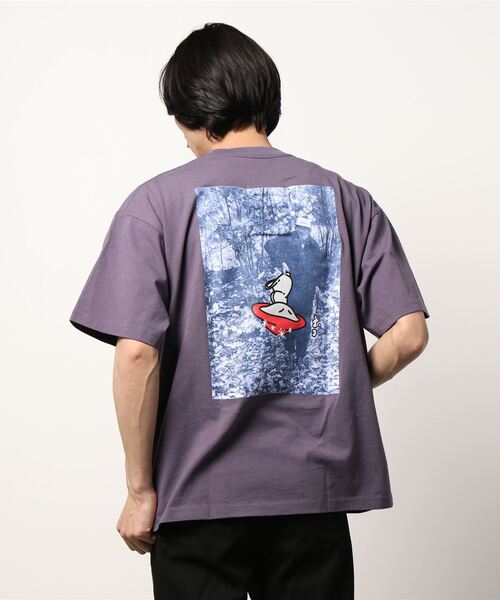 Dunno（ドノウ）の「【DUNNO/ダノウ】Zen M.Hunter Tee ユニセックス（Tシャツ/カットソー・メンズ・ホワイト/パープル・MEDIUM/LARGE）」の20枚目の写真