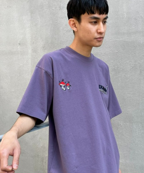 Dunno（ドノウ）の「【DUNNO/ダノウ】Zen M.Hunter Tee ユニセックス（Tシャツ/カットソー・メンズ・ホワイト/パープル・MEDIUM/LARGE）」の8枚目の写真