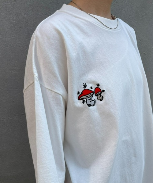 Dunno（ドノウ）の「【DUNNO/ダノウ】Zen M.Hunter Tee ユニセックス（Tシャツ/カットソー・メンズ・ホワイト/パープル・MEDIUM/LARGE）」の15枚目の写真