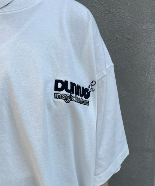 Dunno（ドノウ）の「【DUNNO/ダノウ】Zen M.Hunter Tee ユニセックス（Tシャツ/カットソー・メンズ・ホワイト/パープル・MEDIUM/LARGE）」の16枚目の写真