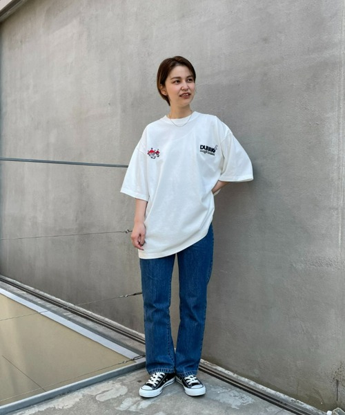 Dunno（ドノウ）の「【DUNNO/ダノウ】Zen M.Hunter Tee ユニセックス（Tシャツ/カットソー・メンズ・ホワイト/パープル・MEDIUM/LARGE）」の18枚目の写真