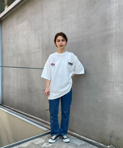 Dunno（ドノウ）の「【DUNNO/ダノウ】Zen M.Hunter Tee ユニセックス（Tシャツ/カットソー・メンズ・ホワイト/パープル・MEDIUM/LARGE）」の19枚目の写真